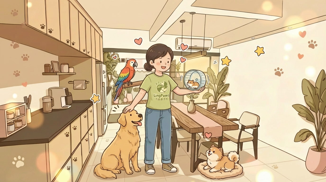 灵宠苑室内场景 - 工作人员稍小版本